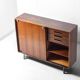Minimalist storage cabinet in teak by Alfred Hendrickx, 1960