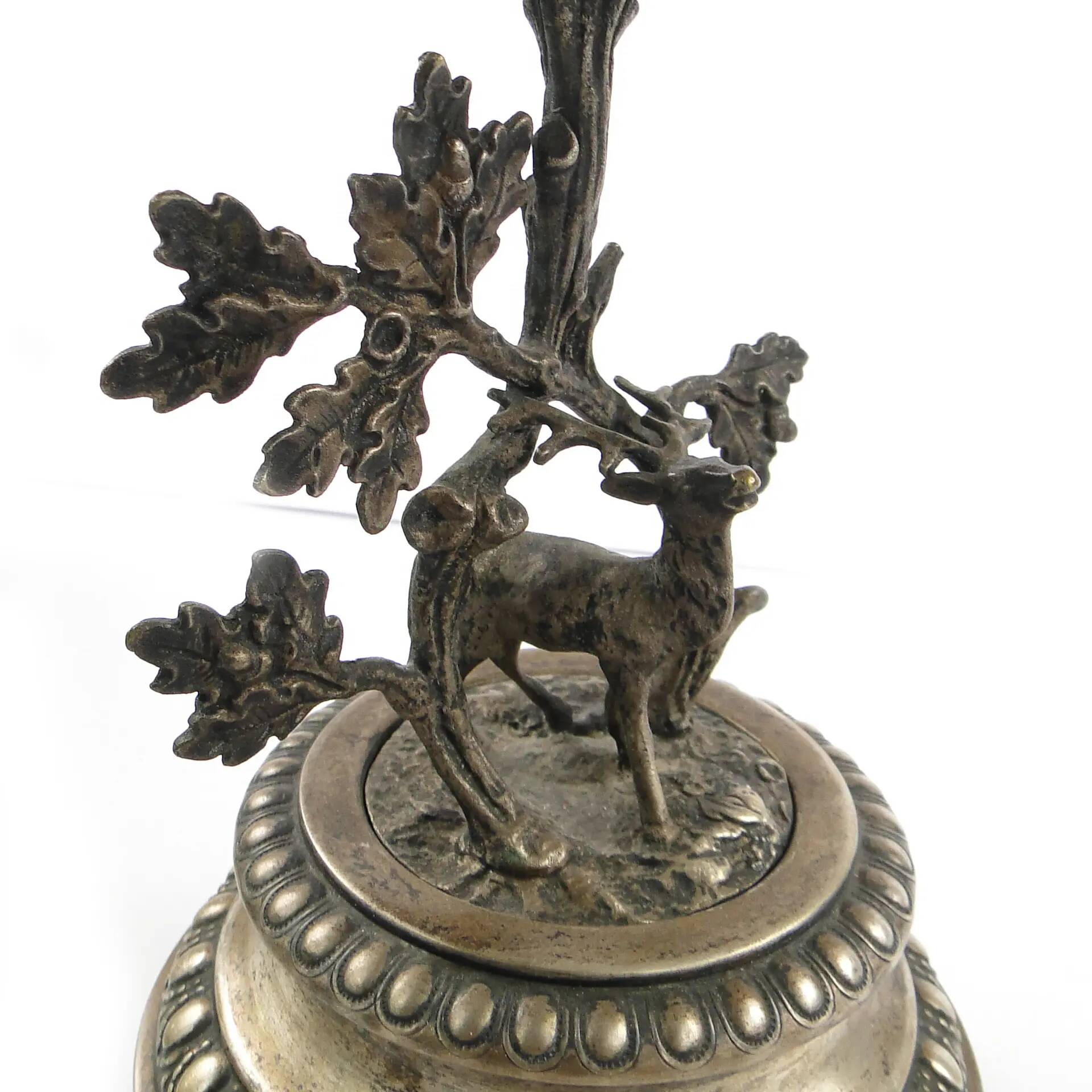 Figural eclectic fruit bowl, silver-plated brass, Poland, 19th century
