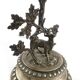 Figural eclectic fruit bowl, silver-plated brass, Poland, 19th century