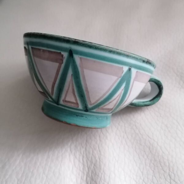 Bol et tasse signé Robert Picault Valauris