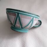 Bowl and cup signed Robert Picault Valauris