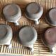 Set of 6 sandstone rammequins