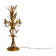 Original 1970s floral table lamp by Hans Kögl in the shape of a wheat sheaf