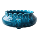Blue glazed ceramic vase and pocket planter by Théodore Deck.