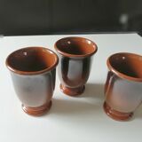 Mazagrans, vintage stoneware cups