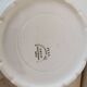 Salad bowl, porcelain bowl Creil et Montereau blue flower