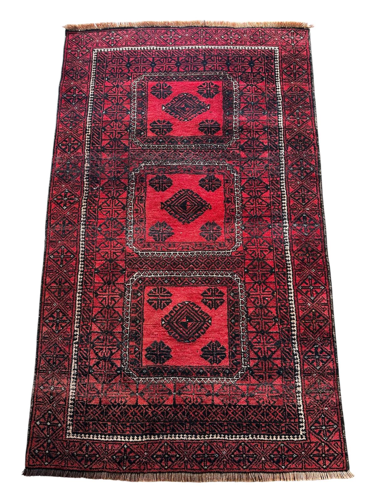 Handmade Afghan rug 160cm x 100cm