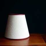 Conical lampshade in old upcycled hemp