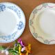 Lot of 2 mismatched old plates