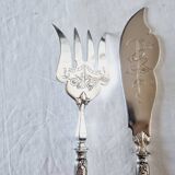 Ensemble de service de poisson en argent sterling Minerva antique et fabuleux