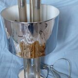 Vintage 1970s metal tubular lamp