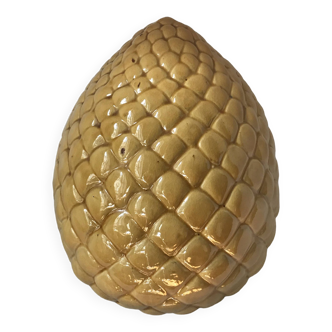 XL pine cone in terracotta
