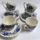6 tasses à café Sarreguemines BP