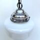 CHANDELIER 1920 OPALINE 14 CM DIAMETER