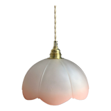 Pink flower pendant lamp