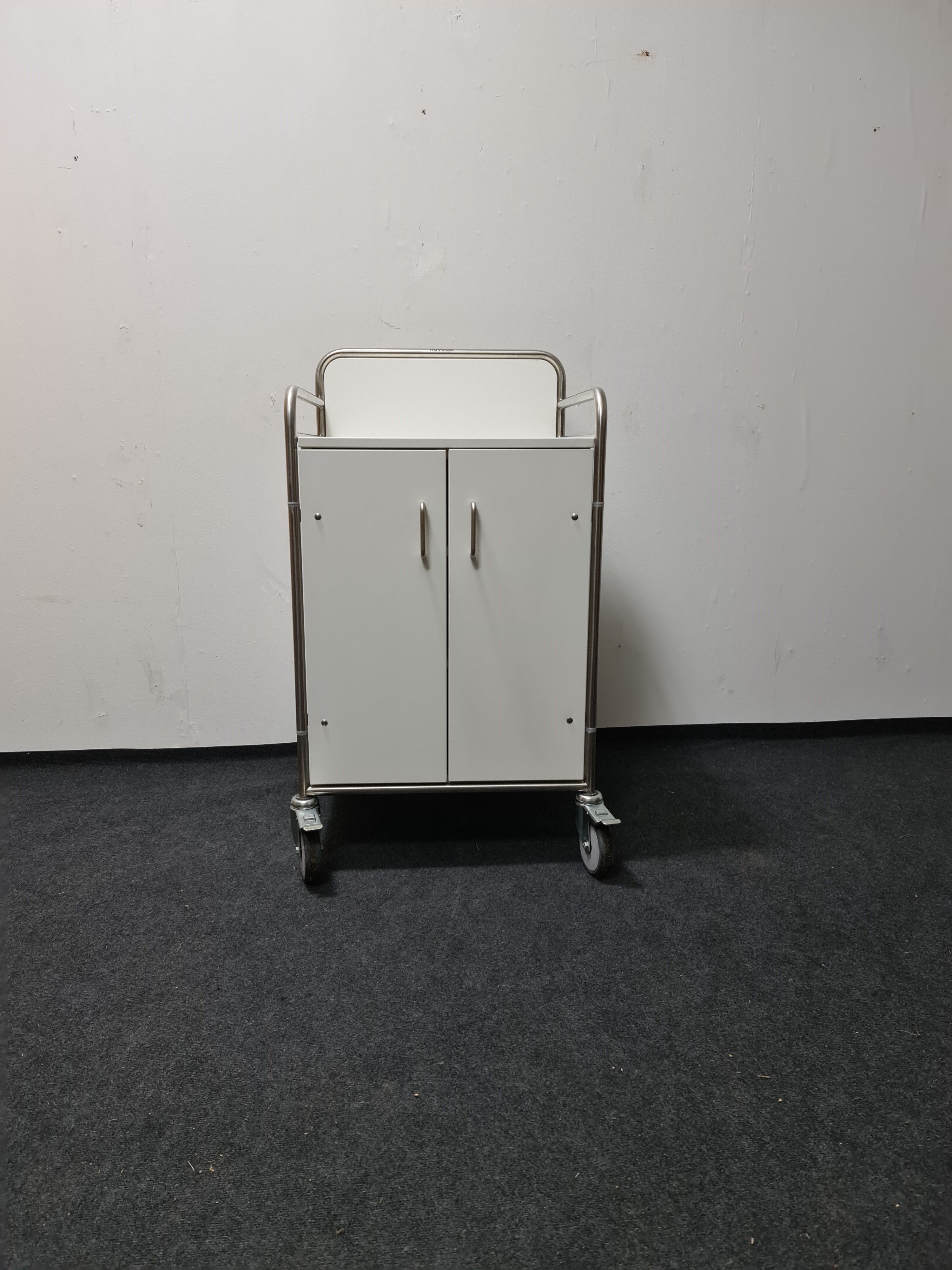 Vintage the 80s Novocel medical trolley