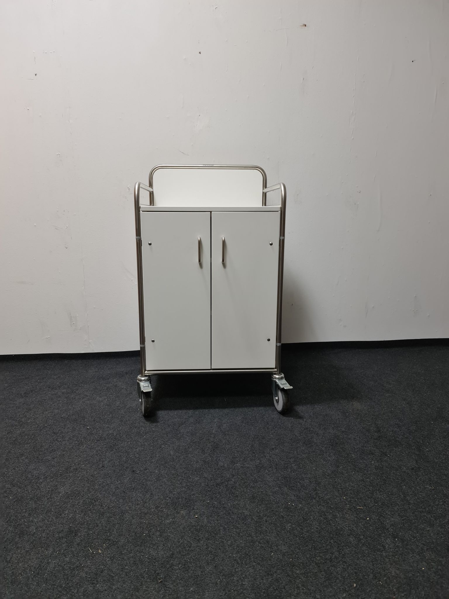 Vintage the 80s Novocel medical trolley