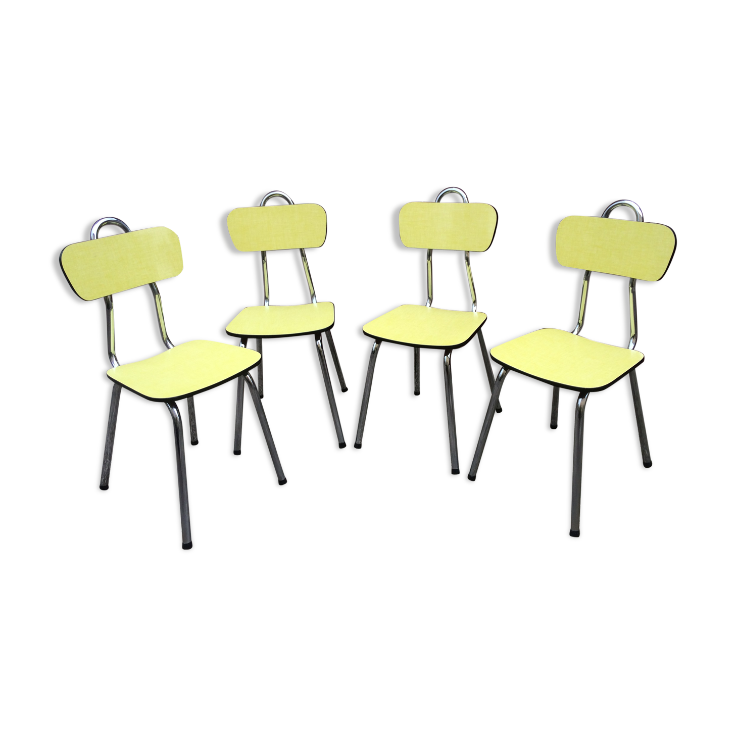 Yellow formica chairs