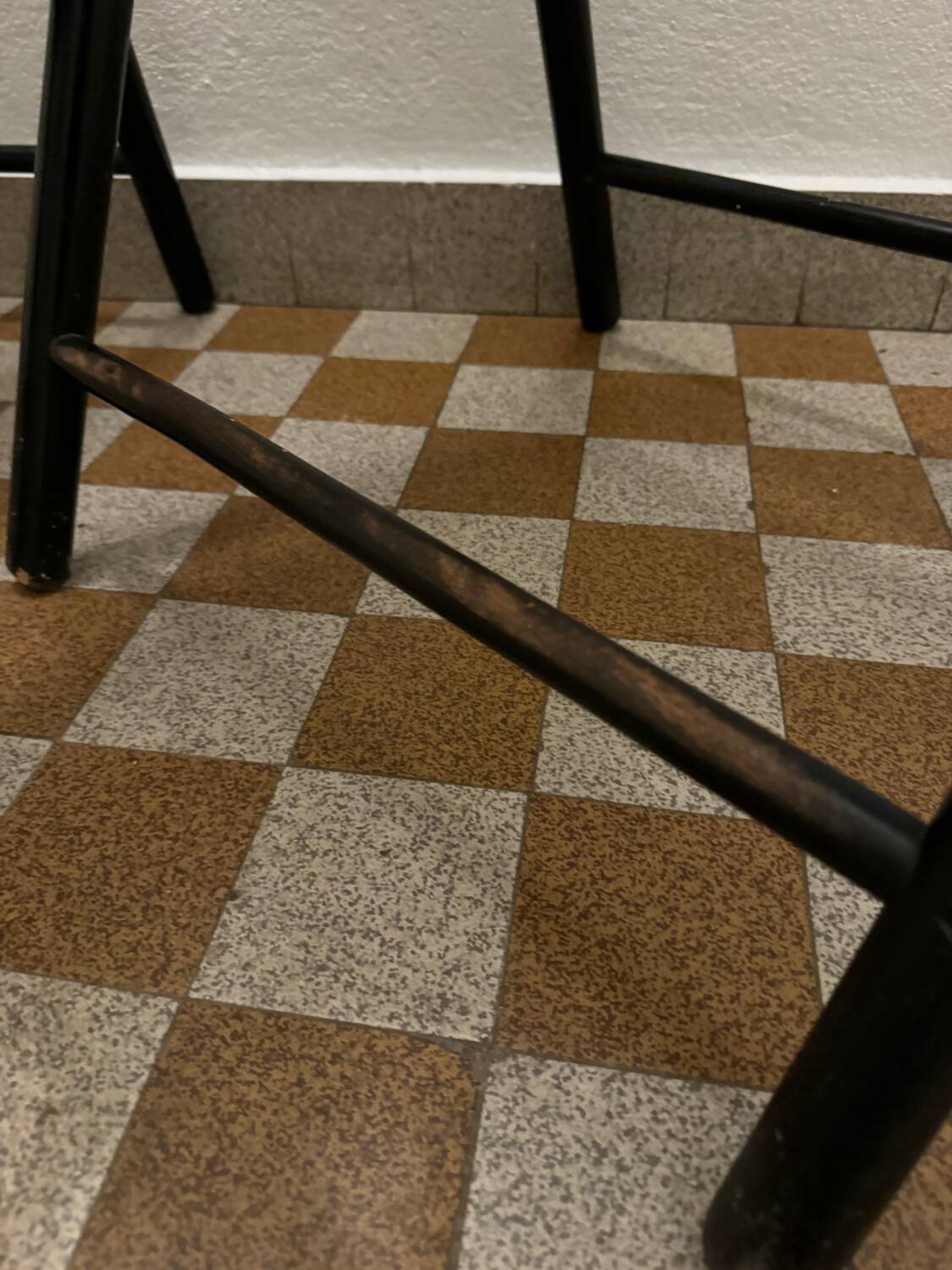 70s rattan cane folding chairs (X2)