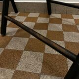 70s rattan cane folding chairs (X2)