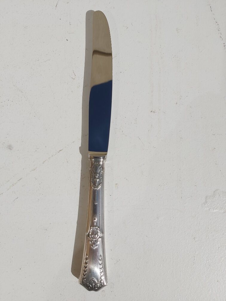 Set of 24 SFAM silver metal knives with stainless steel blades