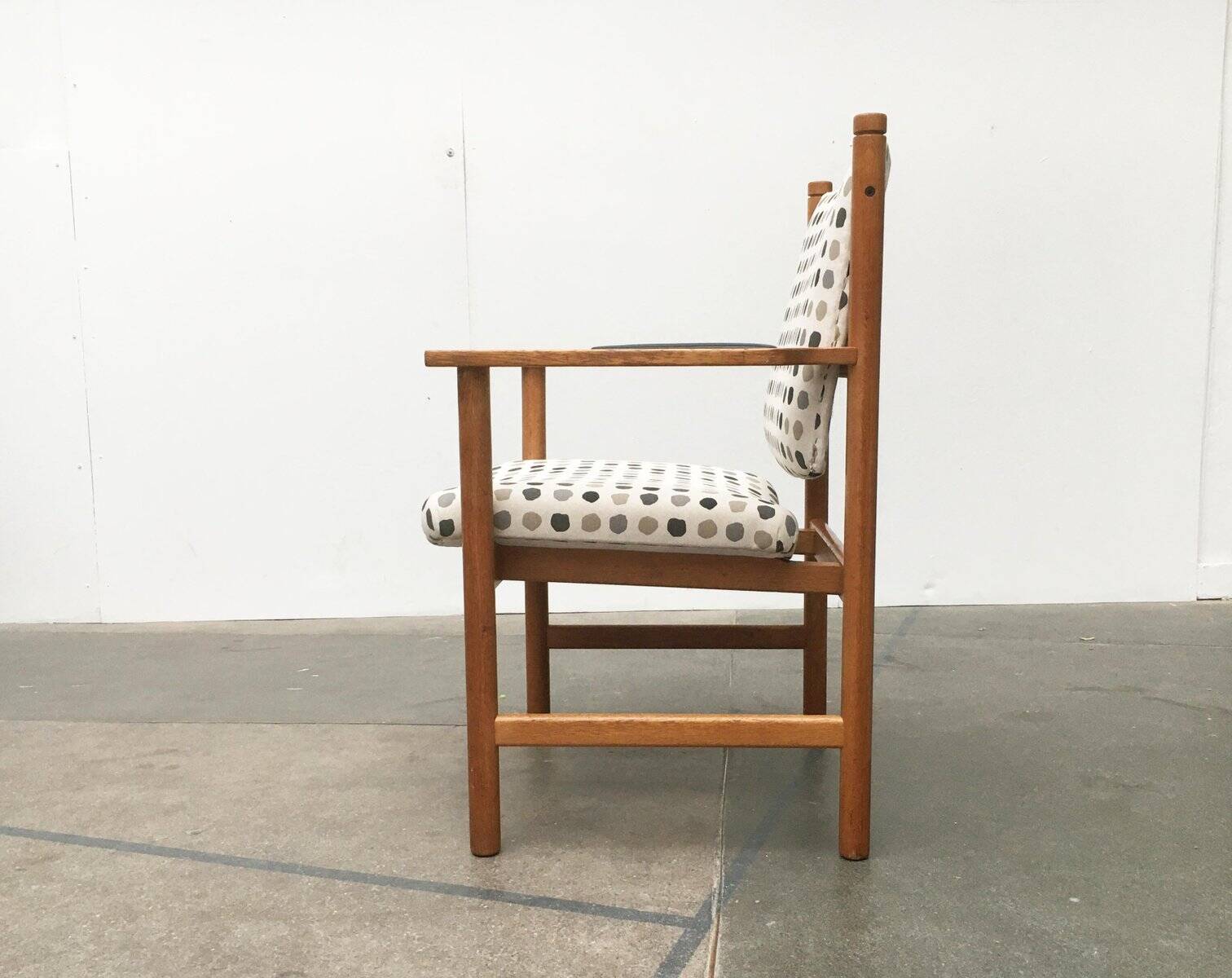 Set of mid-century Danish oak armchairs by Kurt Østervig.