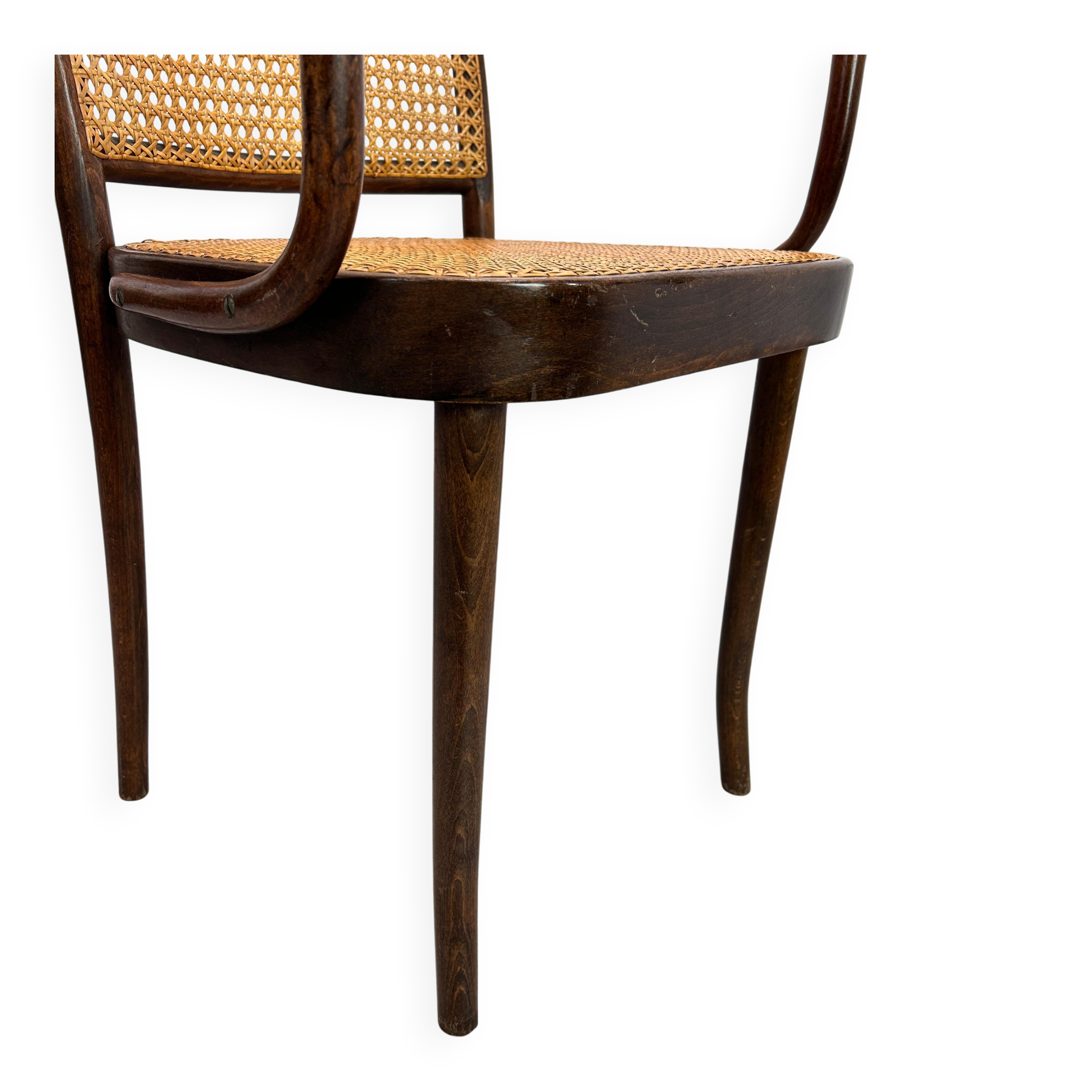 Fauteuil art déco n°811 "Chaise de Prague" par Josef Hoffmann