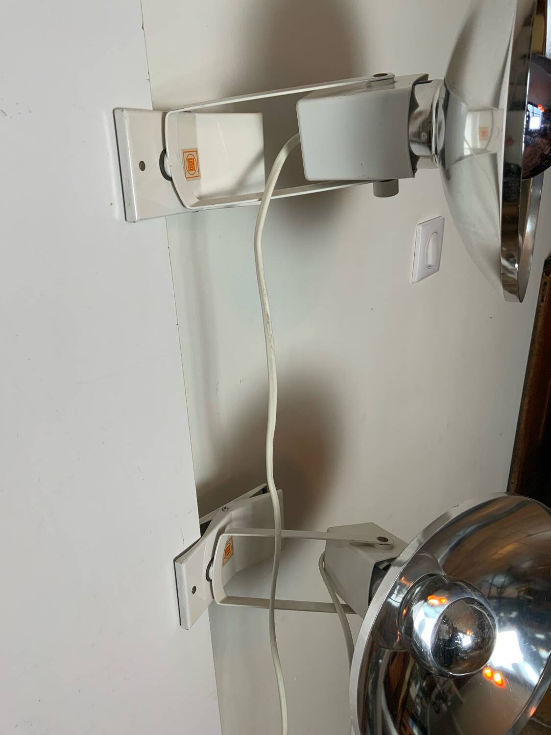 Pair of designer spotlights