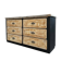 Old workshop furniture with 6 drawers.