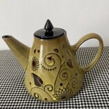 Conical shaped porcelain teapot