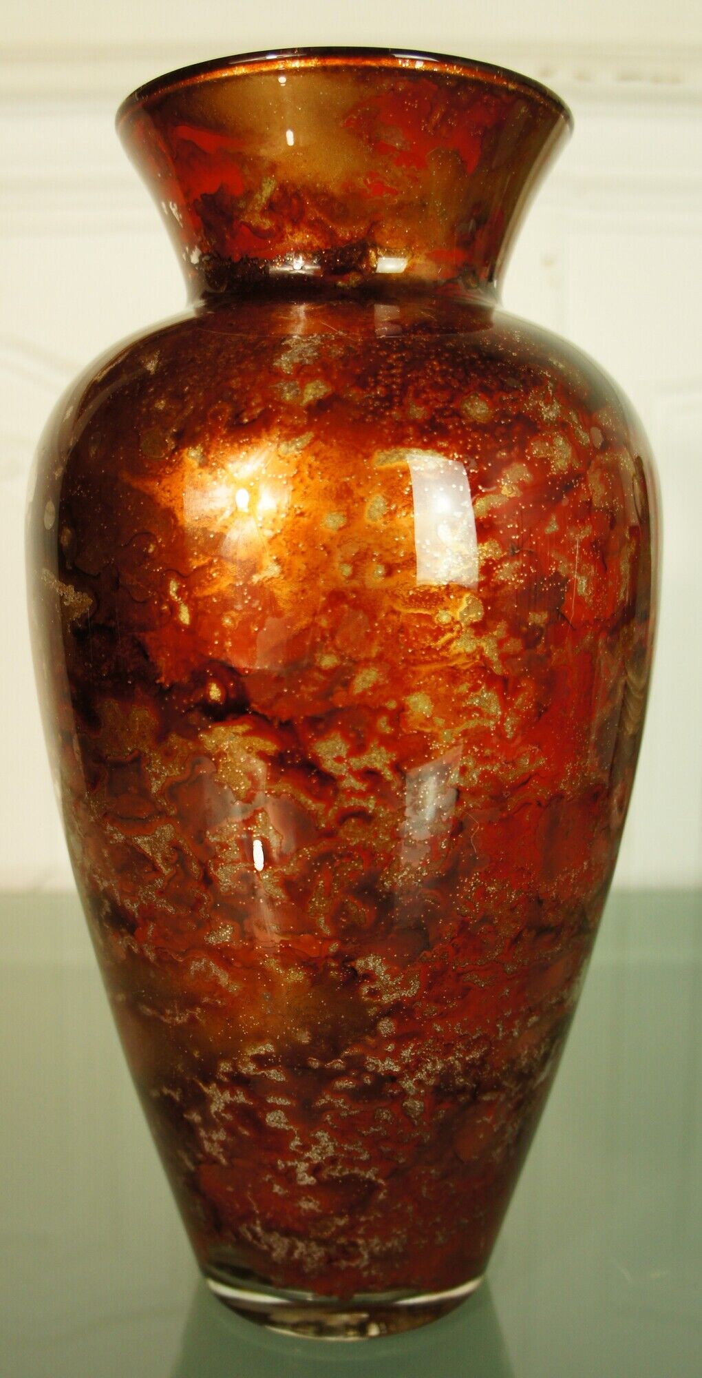Vase "Laque Line made in France" at the end of the 80s