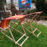 Pair of sunbeds