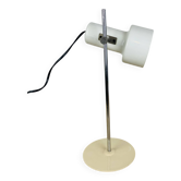 Lampe de bureau spot blanc années 60, vintage