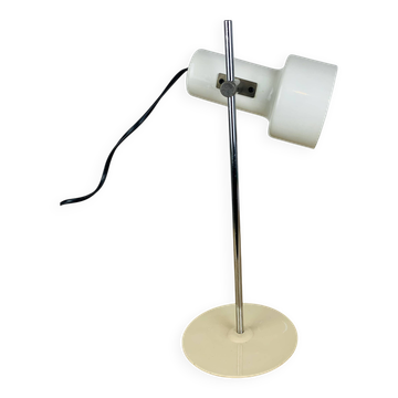 White desk lamp spot from the 60s, vintage.