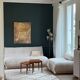 SIA white bouclette designer sofa
