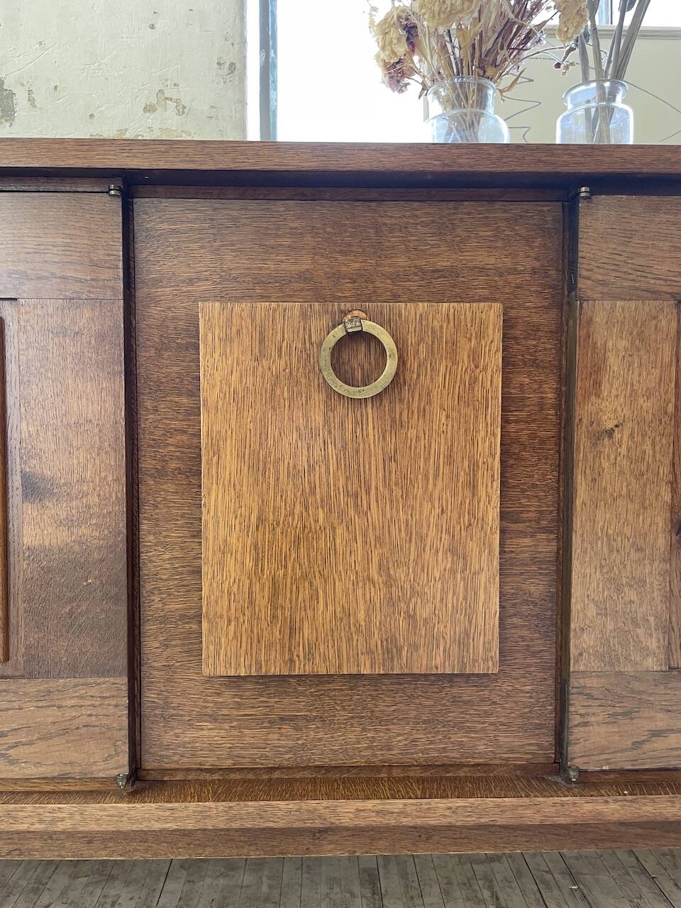 1950s modernist oak sideboard