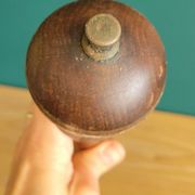 vintage wooden pepper mill H 36.5 cm