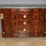 Commode Retour d'Egypte en acajou début XIX