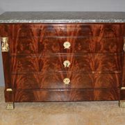 Return from Egypt chest of drawers in mahogany, early 19th century