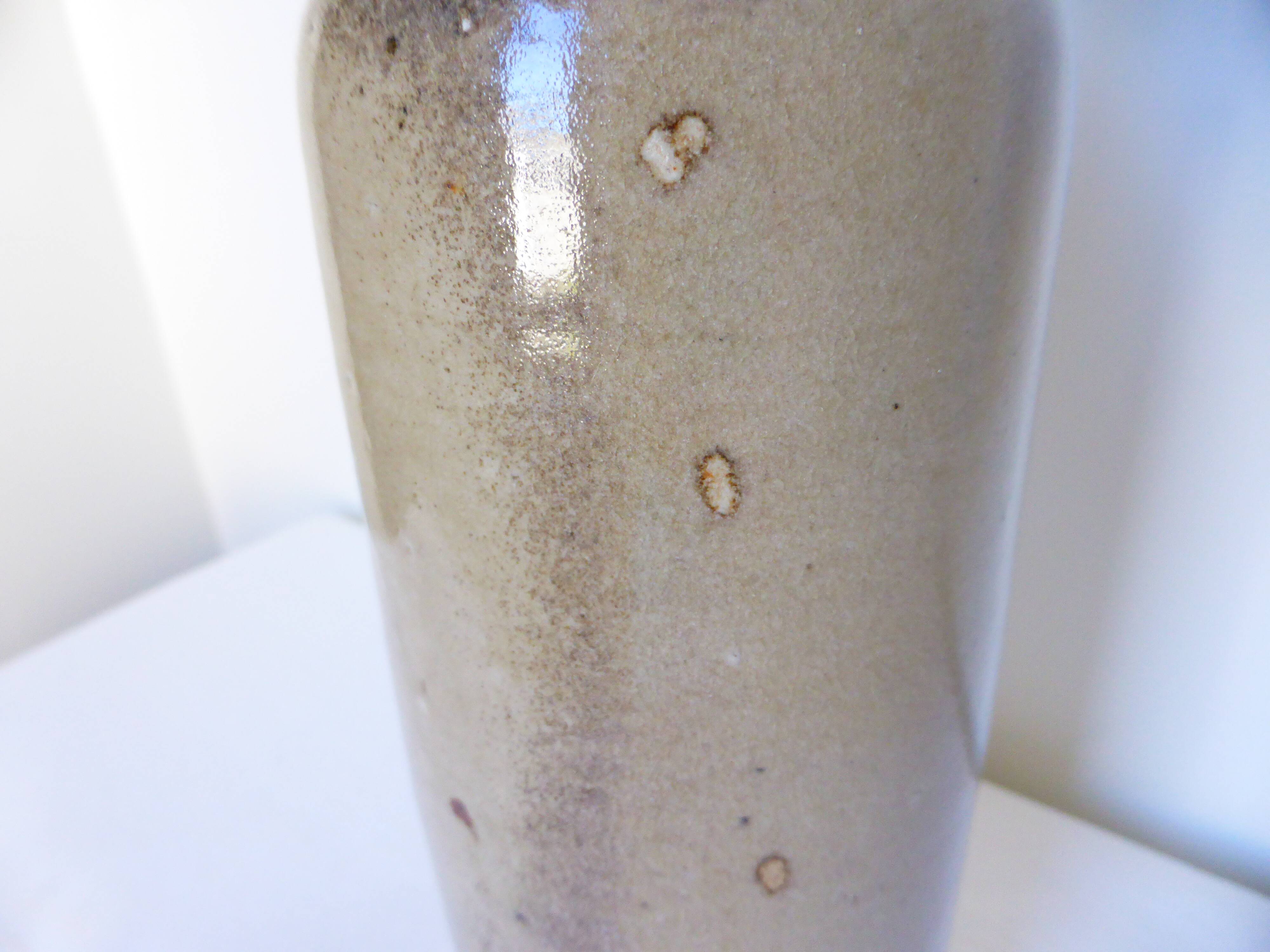 Bouteille en grès vernissé vintage