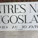 Affiche originale exposition Naïfs Yougoslavie Bahuneck