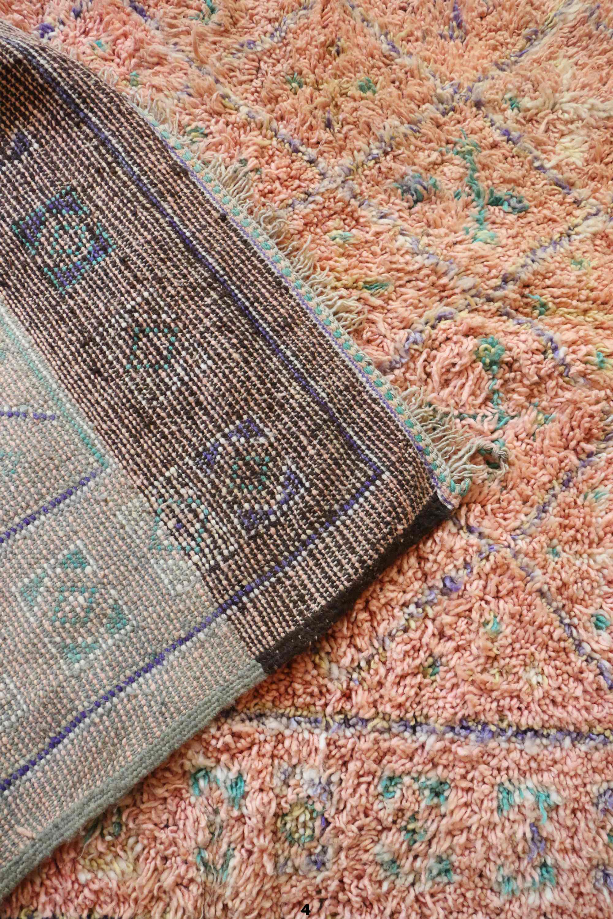 Moroccan vintage carpet - 156 x 360 cm
