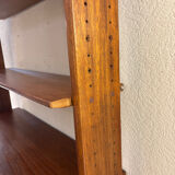 Vintage Scandinavian teak library from the 1960s – design shelf n