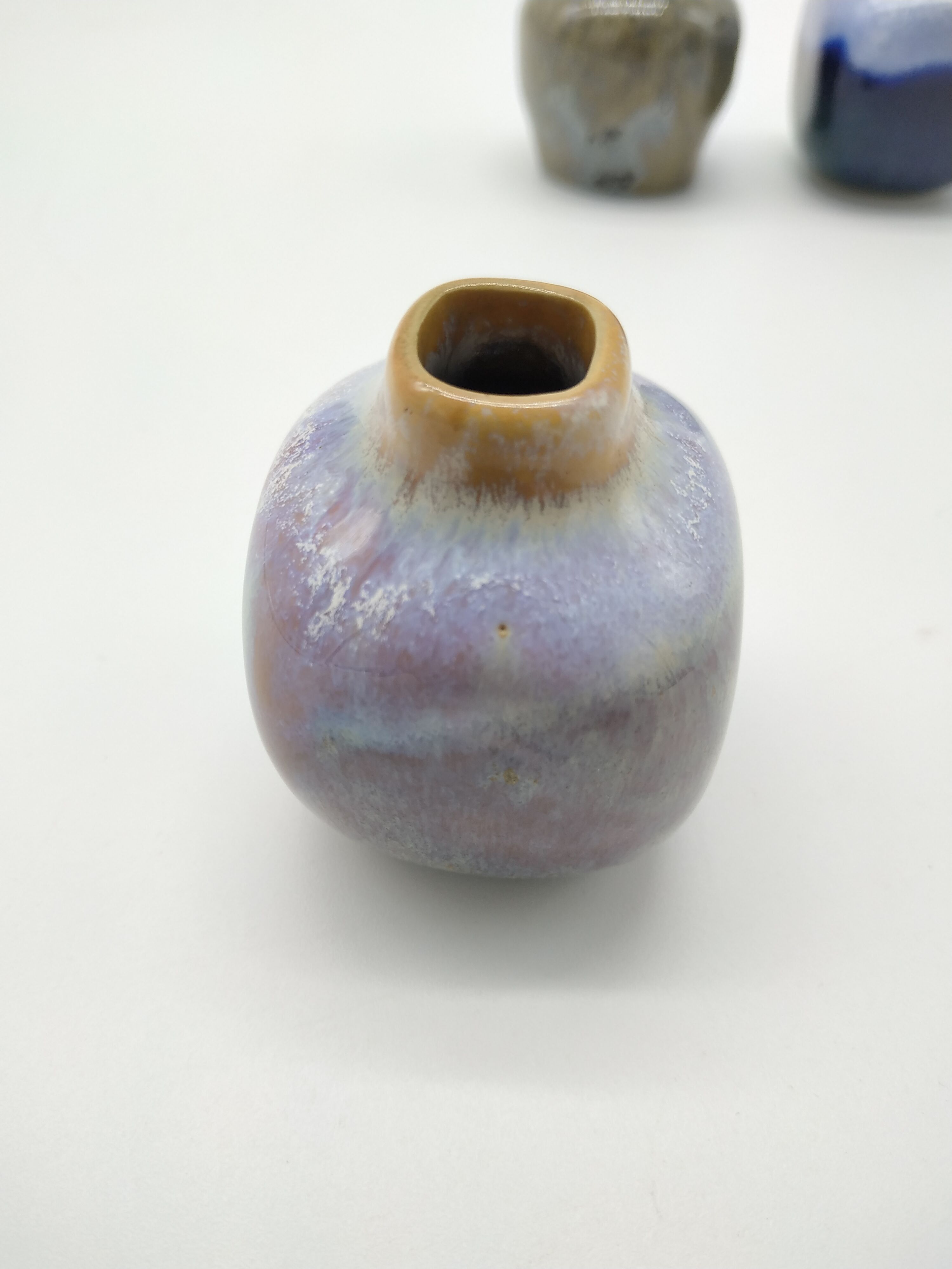 Lot de 3 vases miniatures scandinaves