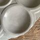 3 assiettes à huîtres Art Déco Digoin Sarreguemines