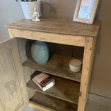 Vintage jam jar from the 50s in raw wood