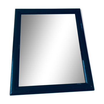 Miroir noir rectangulaire antique