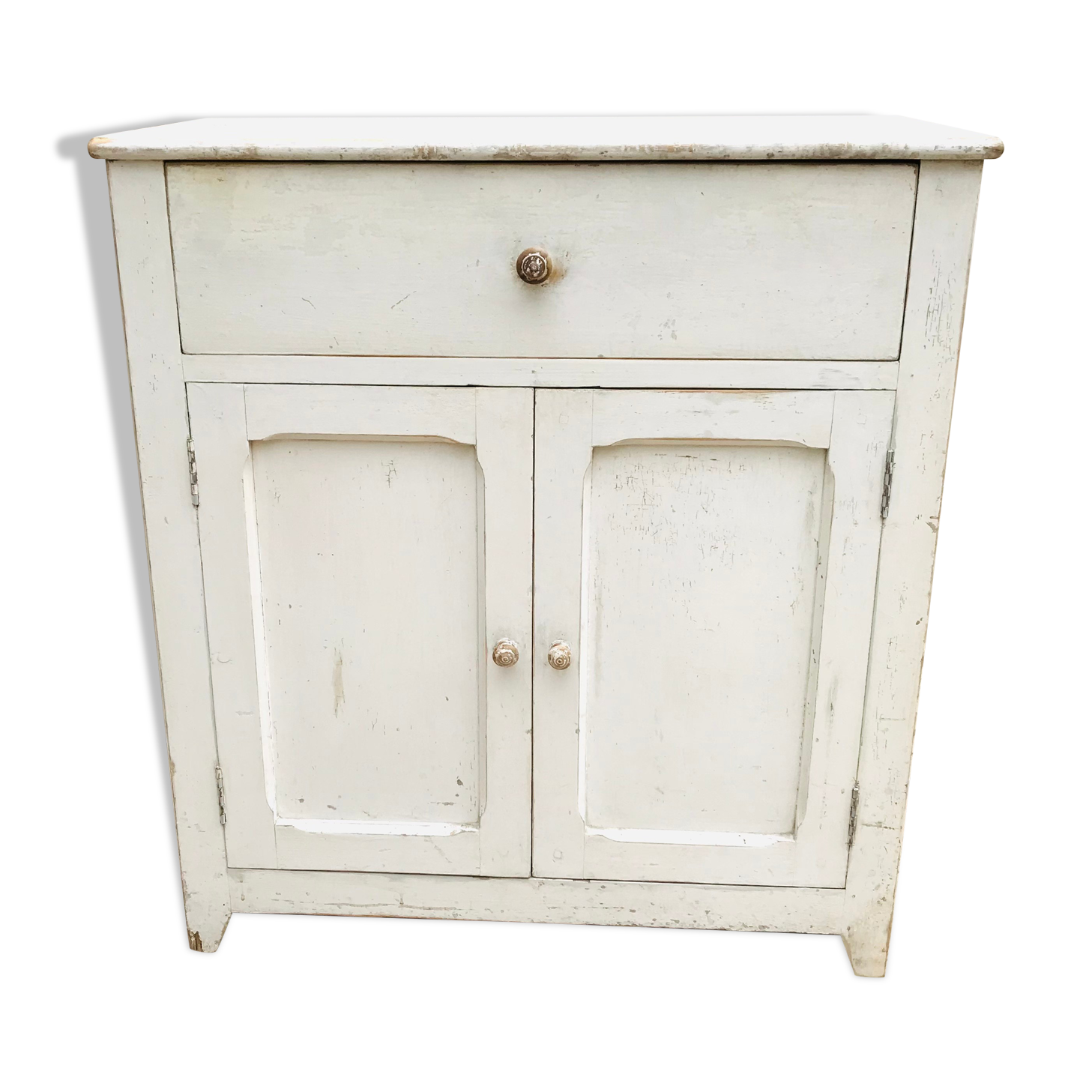 Vintage white Parisian buffet