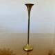 Brass tulip foot candle holder 70s