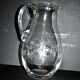 Antique Louis XVI ribbon basket carafe pitcher acid etching pantogravure